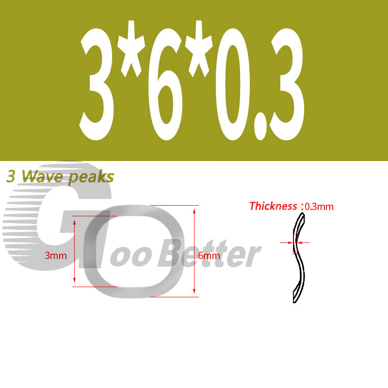M3 M4 M5 M6 M8 M10 M12-M51 Wavey Washers Crinkle Wave Washer A2 Stainless Steel