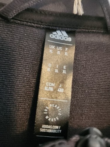 NWT Adidas Originals Men's Track Jacket Gray Black XL - Picture 2 of 3
