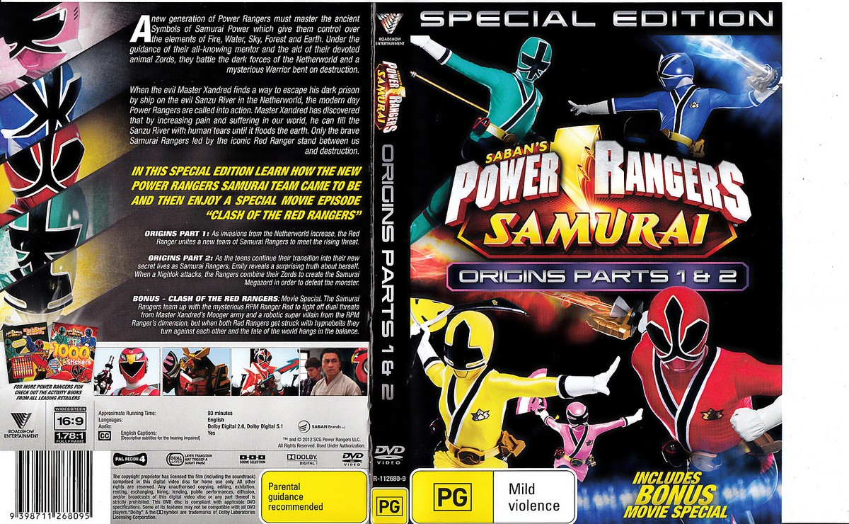 Power Rangers:Samurai:Origins Parts 1&2-2011-TV Series USA