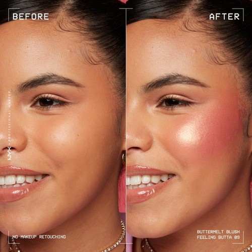 NYX Professional Makeup Buttermelt Powder Blush, Up To 12H FEELING BUTTA - Picture 3 of 12