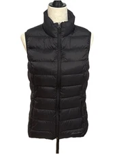 Eddie Bauer Women's Small Down 650 Fill Lightweight Vest Black