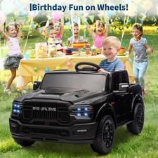 24V Ride on Toys,2 Seater Licensed Car Truck with Remote Control Kids Xmas Gifts
