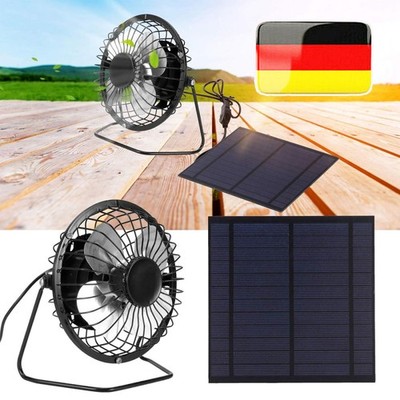 Wasserdicht Solarlüfter Solar Abluftventilator Solarpanel Gewächshaus Ventilator