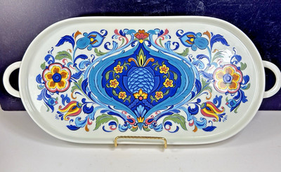 Large Villeroy & Boch Izmir 1973 Serving Oval Tray with Handles