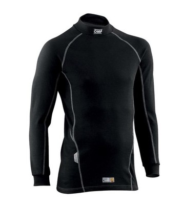 OMP FIRST TOP FIA 8856-2018 Racing Underwear Black Size Large 