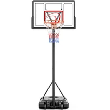Adjustable Basketball Hoop Outdoor 10FT, Basketball Portable Hoops & Goals, 4...