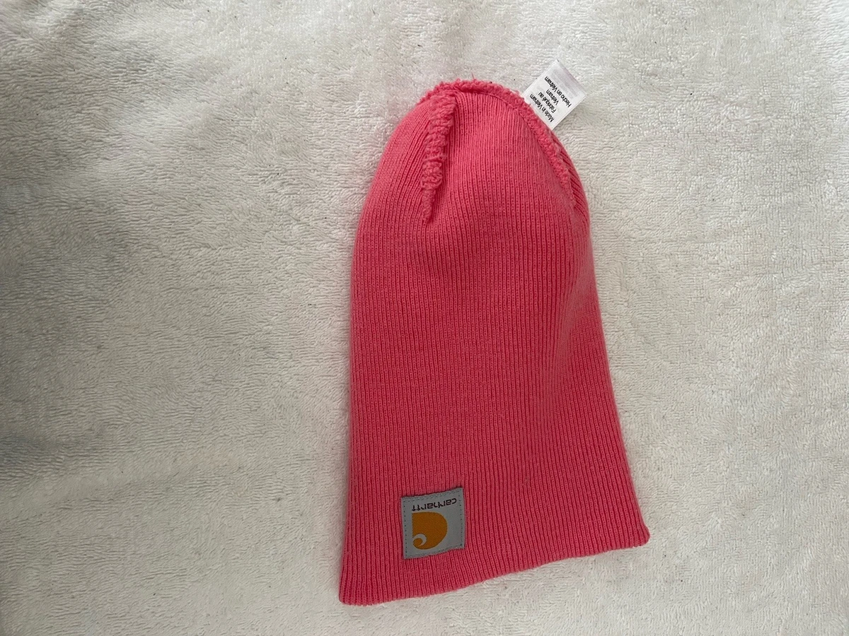 Carhartt knit cuffed beanie hat new with tags adult one size, soft pale pink Carhartt Knit Cuff Beanie in Woodrose – Boot Country main image 2