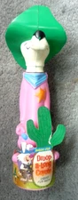 HANNA BARBARA PUREX BUBBLE CLUB SOAKY DROOP-A-LONG COYOTE BOTTLE w/Store card !!