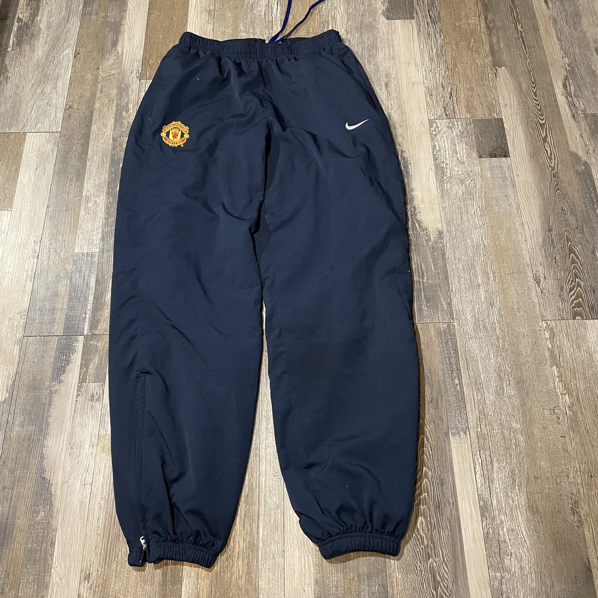 VINTAGE Y2k Nike Manchester United Track Pants Drill Blockcore