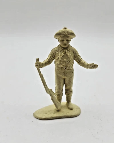 Vintage 1955 Marx Western Rin Tin Tin Playset Rusty Figure Complete with Gun