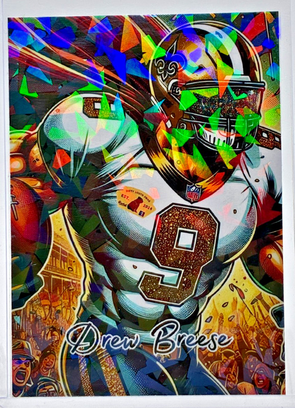 Custom Cracked Ice Art Card - Drew Breese