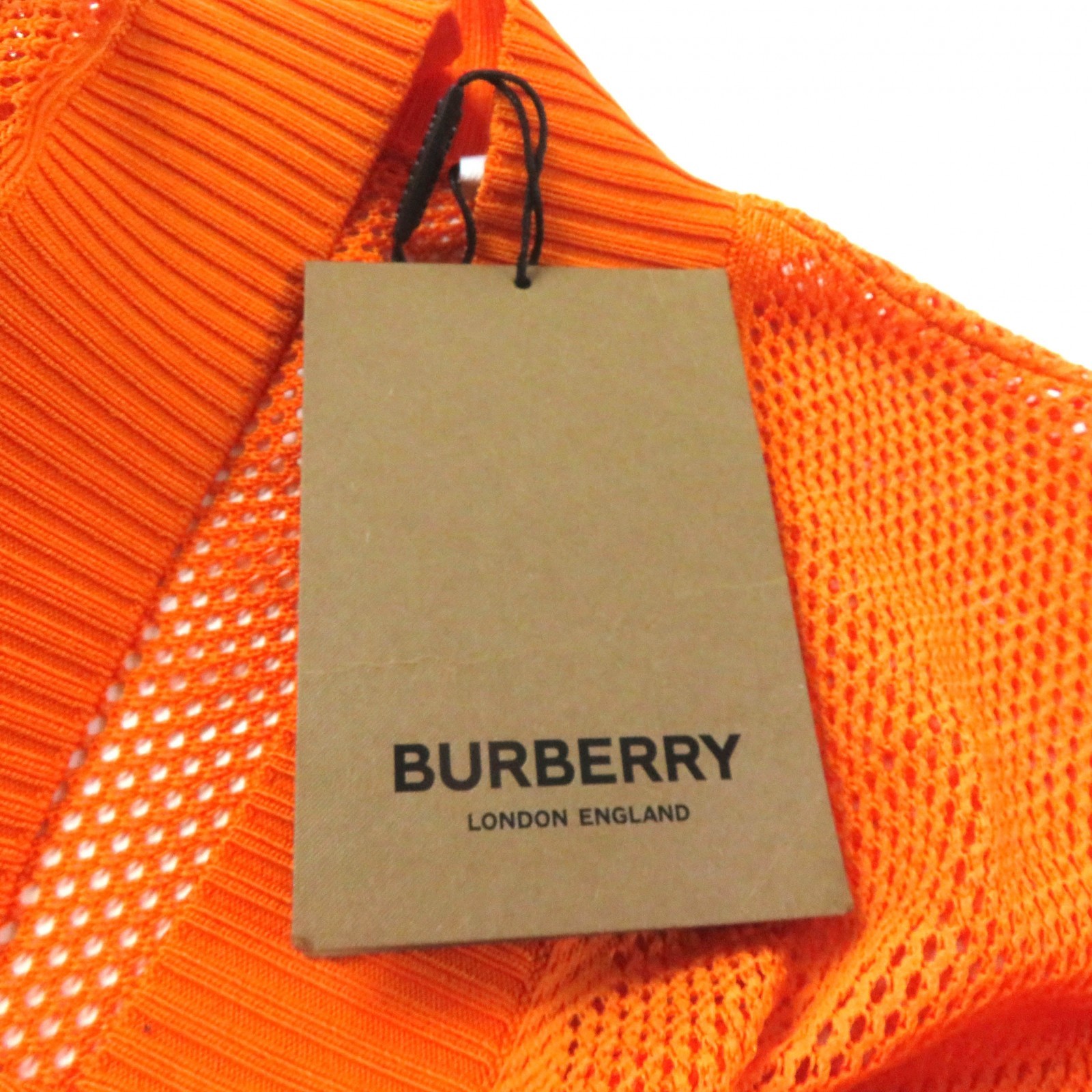 Pristine BURBERRY Tunic Check Pattern V-neck Long… - image 10