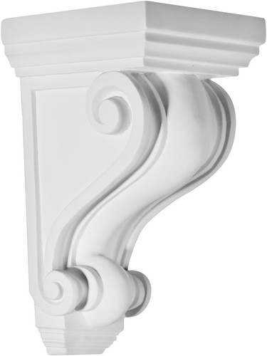 Millwork Urethane Decorative Devon Cobel White 5.25"x5.25"x9.5" Set of 4