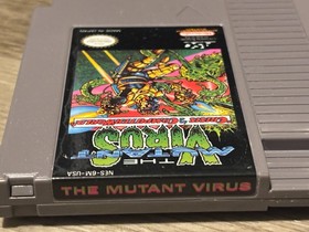 The Mutant Virus Nintendo Nes Cleaned & Tested Authentic