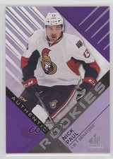 2016-17 SP Game Used Authentic Rookies Purple Nick Paul #163 7l6