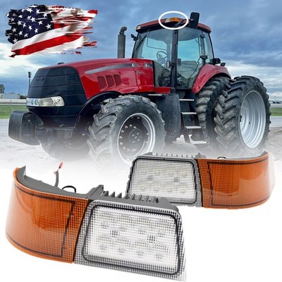 2PCS LED Amber Cab Light For Case IH Magnum 275 280 290 305 310 335 340 79219A1