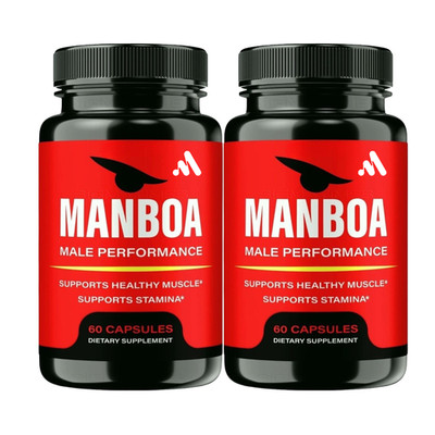 2-Pack Manboa Capsules for Men, Man Boa for Male Health Support - 120 Capsules