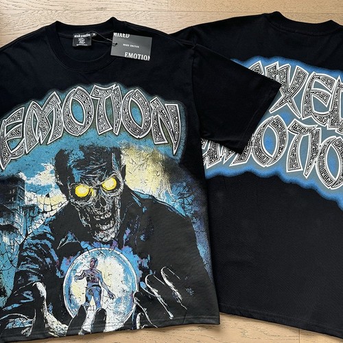 MIXED EMOTION Cotton Loose-Tee Shirt