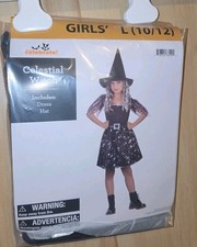 Celestial Witch Halloween Costume Girls Size Large 10-12 New