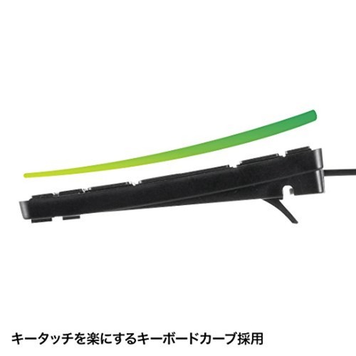 SANWA SUPPLY USB Slim Keyboard Black SKB-SL18BK Free Ship w/Tracking# New Japan - Picture 5 of 10