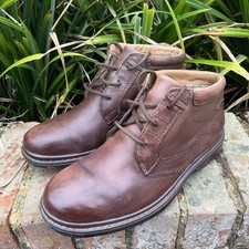 Clarks ROCKIE HI GTX Men's Mahogany Leather Goretex Boots UK 9 G