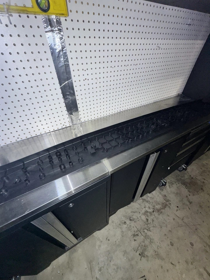 Panel de placa de moldura de umbral de puerta trasera apto para Ford Transit-150/250/350 2015-2023 nuevo Foto 2 de 2