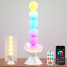 Table Lamp, LED Desk Lights with Touch Control, Color Changing Stepless Dimma...