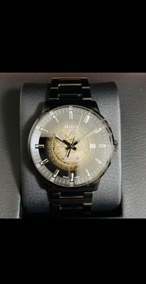 MIDO Commander M021.407.33.411.00 Automatik Herrenuhr schwarz mit Box