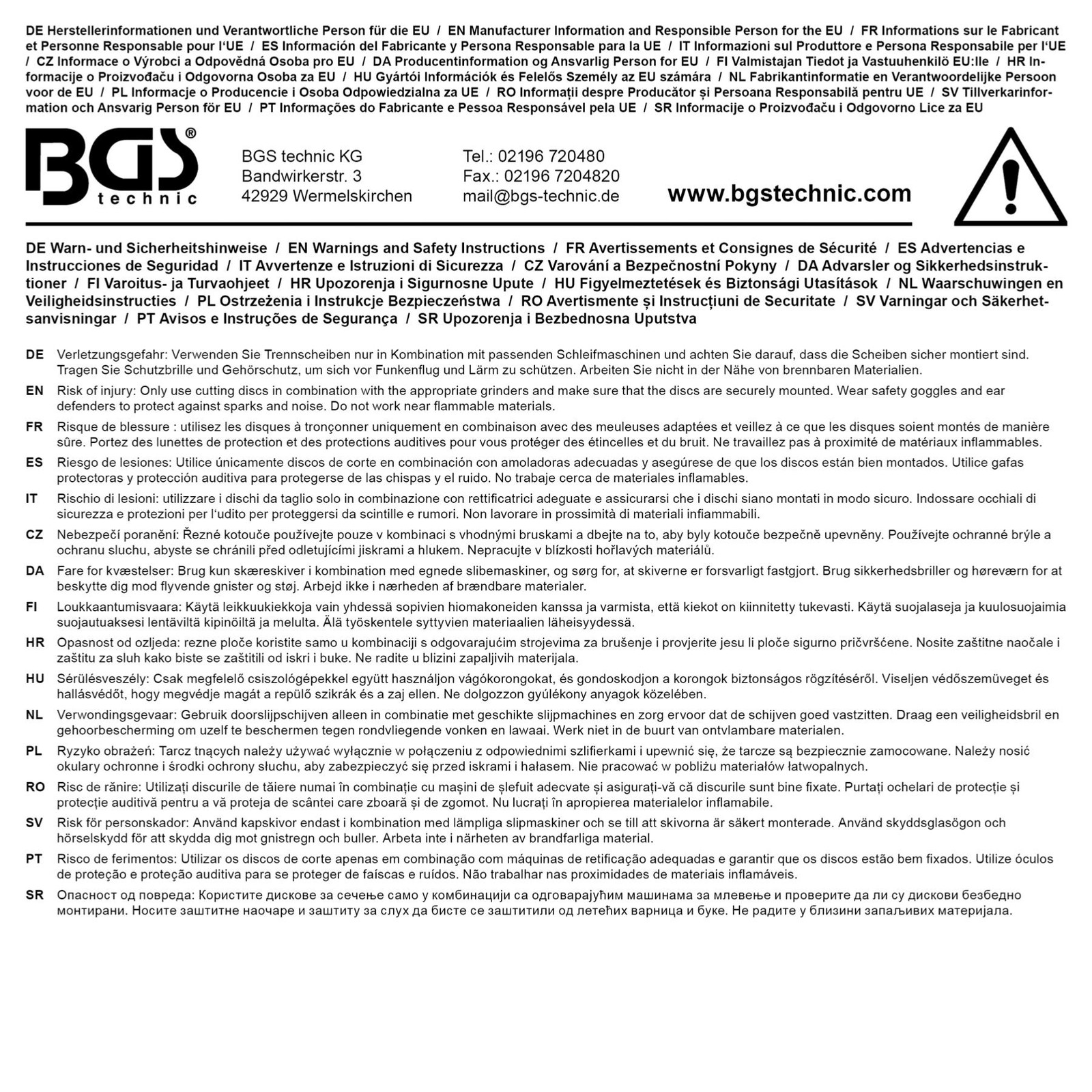 Disque diamant 230 mm BGS à segment segmenté pour une coupe rapide du béton - 4
