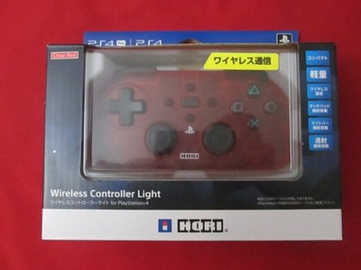 Hori SONY License Item Wireless Controller Light for PlayStation 4 Clear Red