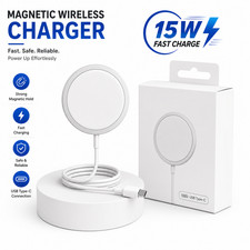 Wireless Charger 15W Fast For Apple Mag Safe iPhone 17Pro Max 17E 18Pro 15 14 16