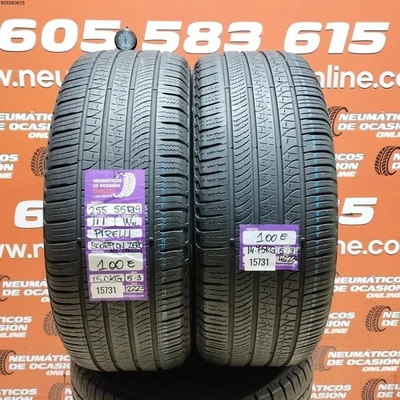 2X 255 55 R19 111W XL LR PIRELLI SCORPION ZERO TOUTE SAISON 5.3/5.3MM REF.15731 - Photo 1/4