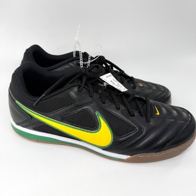 Nike Gato Indoor Soccer Shoes Mens 13 Black Yellow Green NWT IB8509-001 Athletic Nike GATO Brasil Men Unisex Casual Indoor Soccer Shoes  main image 4