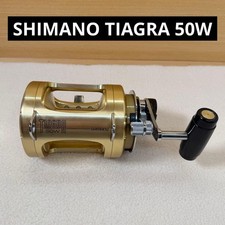 Carrete Shimano Tiagra 50W, dorado, excelente estado