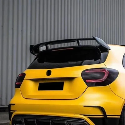 NEWSTART*2020 FOR MERCEDES A-CLASS W176 A180 13-18 ROOF SPOILER LIP WING GLOSS BLACK A45 STYLE