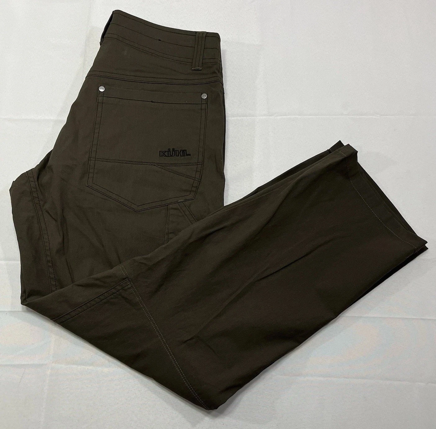 Kuhl Pants Mens 30X30 (30x27) Brown Revolvr Vintage Patina Dye Outdoor Hiking