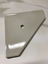 Questech Corner Shower Shelf Ceramic  13” x 9” Beige