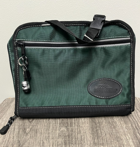 High Sierra Toiletry Cosmetic Organizer Travel Bag - Green