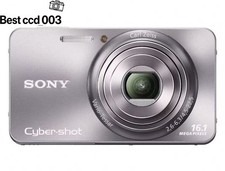 SONY Cyber-shot DSC-W570 Digital Camera W/SD Card Charger Good Condition Tested