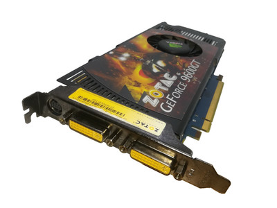 ZOTAC GeForce 9600 GT 512MB DDR3  PCI-E GRAFIKKARTE  2xDVI S-VIDEO #GK14266