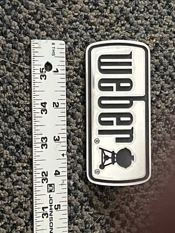 Weber grill badge