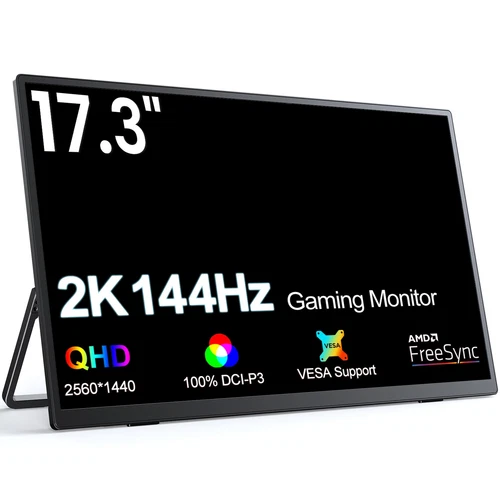 EVICIV 17,3 Zoll 2K 144Hz Portable Monitor Tragbarer Monitore Gaming-Display IPS