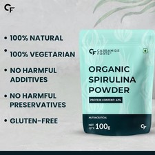 Carbamide Forte 100 Organic Spirulina Powder Superfood 100gm