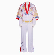 Carnival rock singer Elvis Presley cosplay costume festival party dance cosplay