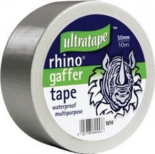Heavy Duty Silver Gaffer Tape 50mmx50m Professional Cloth Duct Tape DIY  Repairs 0.15 per metre