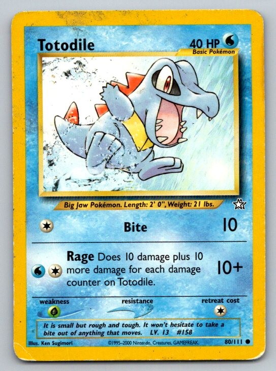 Totodile (80) Neo Genesis 080/111 DMG Unlimited