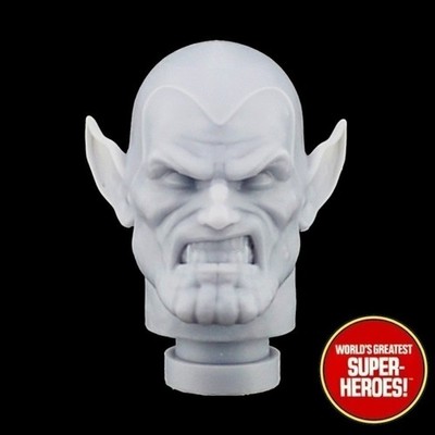 Mego Fantastic Four Super-Skrull Custom Head 3D Printed For WGSH 8  Figure 