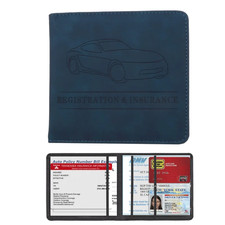Car Registration Insurance Card Holder Wallet Vehicle License Document Case