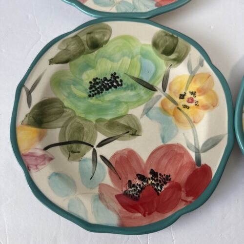 Insalatiera vintage Bloom By Pioneer donna in gres diametro 8,5" - set di 7 - Foto 2 di 15