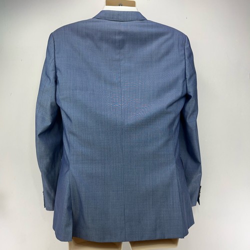 Hugo Boss 3 Piece Suit Wool & Silk Blazer 40R Waistcoat 40R Trousers W34 L29 - Picture 3 of 24